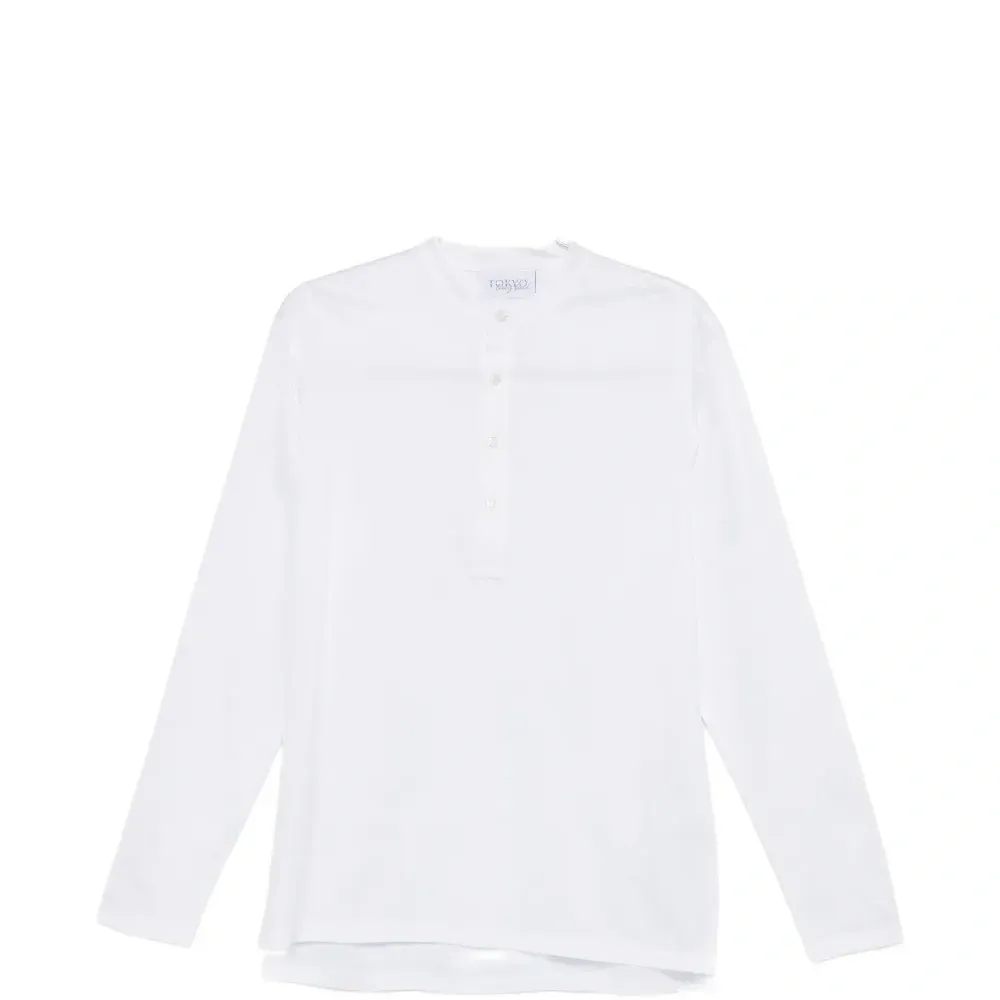 Футболка на пуговицах