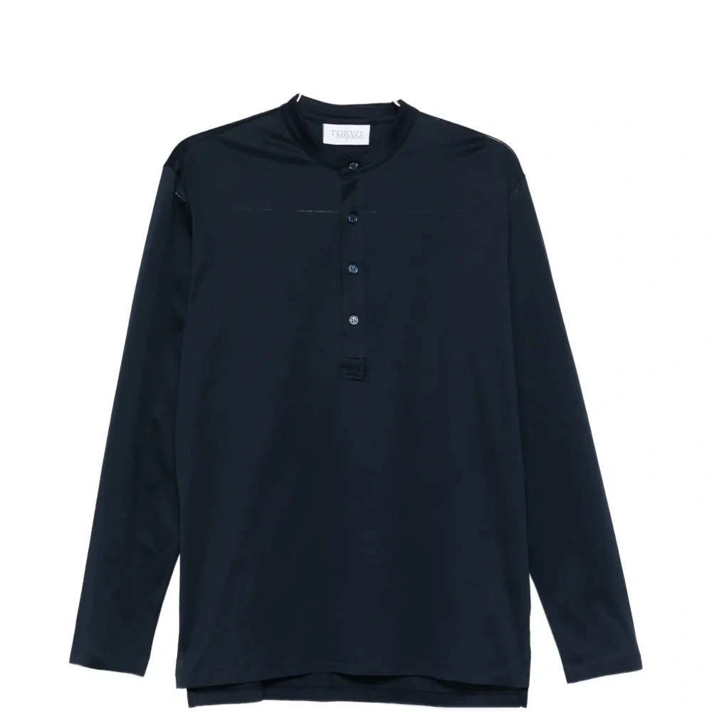 Футболка на пуговицах