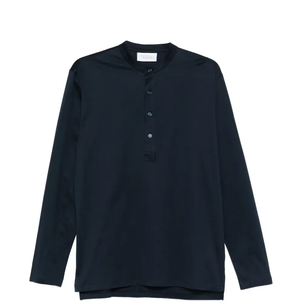 Футболка на пуговицах