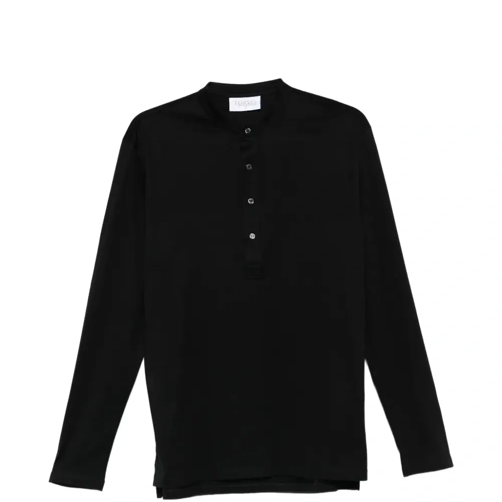 Футболка на пуговицах