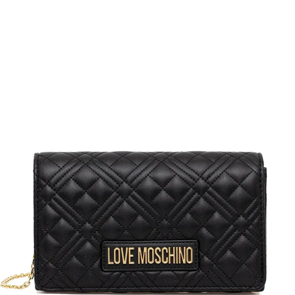 Сумка-сэтчел с простёганным дизайном и цепочным ремнём