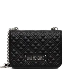 Плечевая сумка с цепочкой и стёганым дизайном