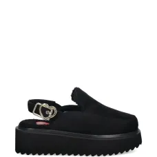 Мюли на платформе с пряжкой в форме сердца