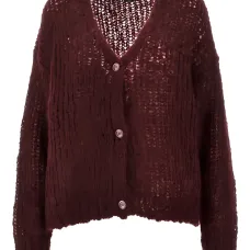 Кардиган из текстурного трикотажа на пуговицах Кардиган из текстурного трикотажа на пуговицах
