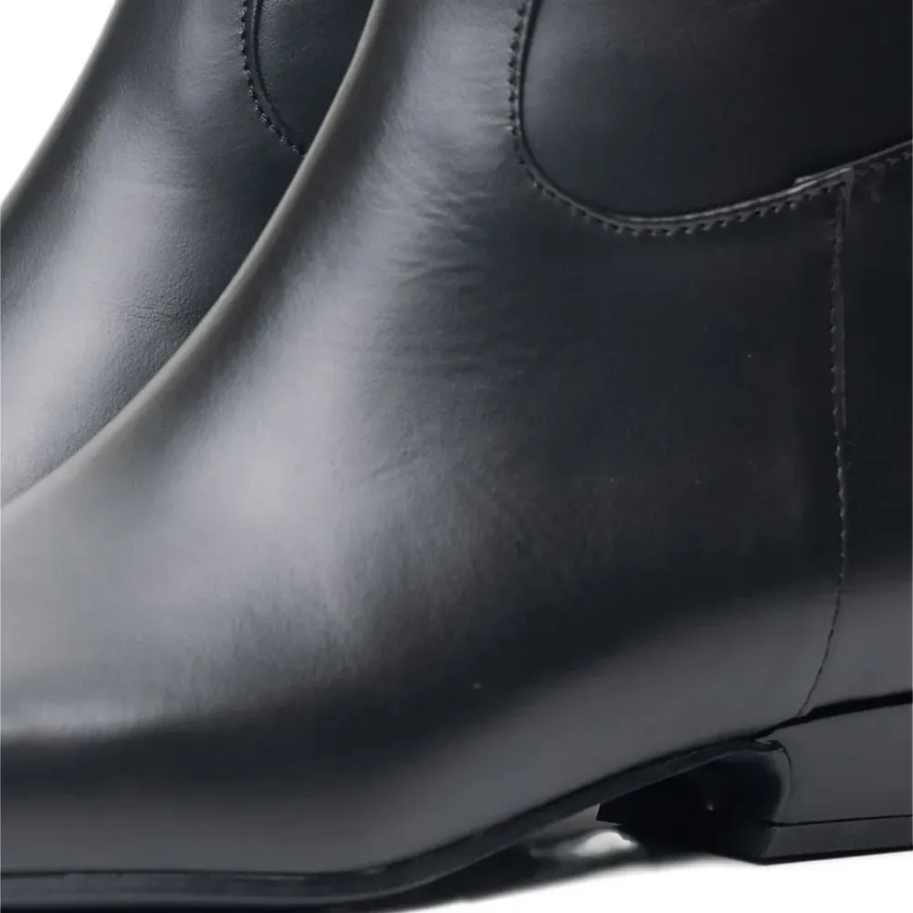 Ботинки с квадратным носком