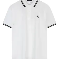 Рубашка поло с отделкой в полоску