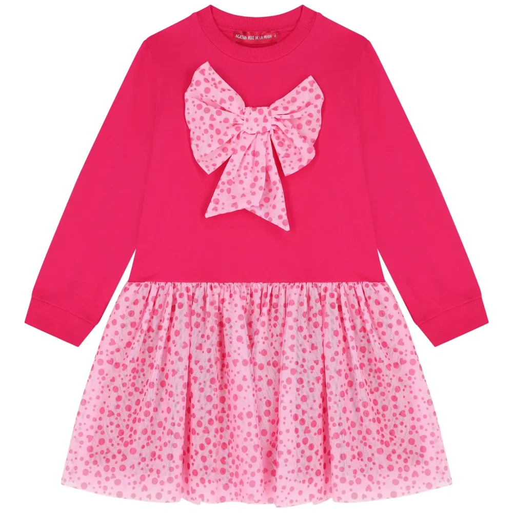 Платье с бантом