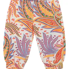 Брюки с принтом "пейсли"