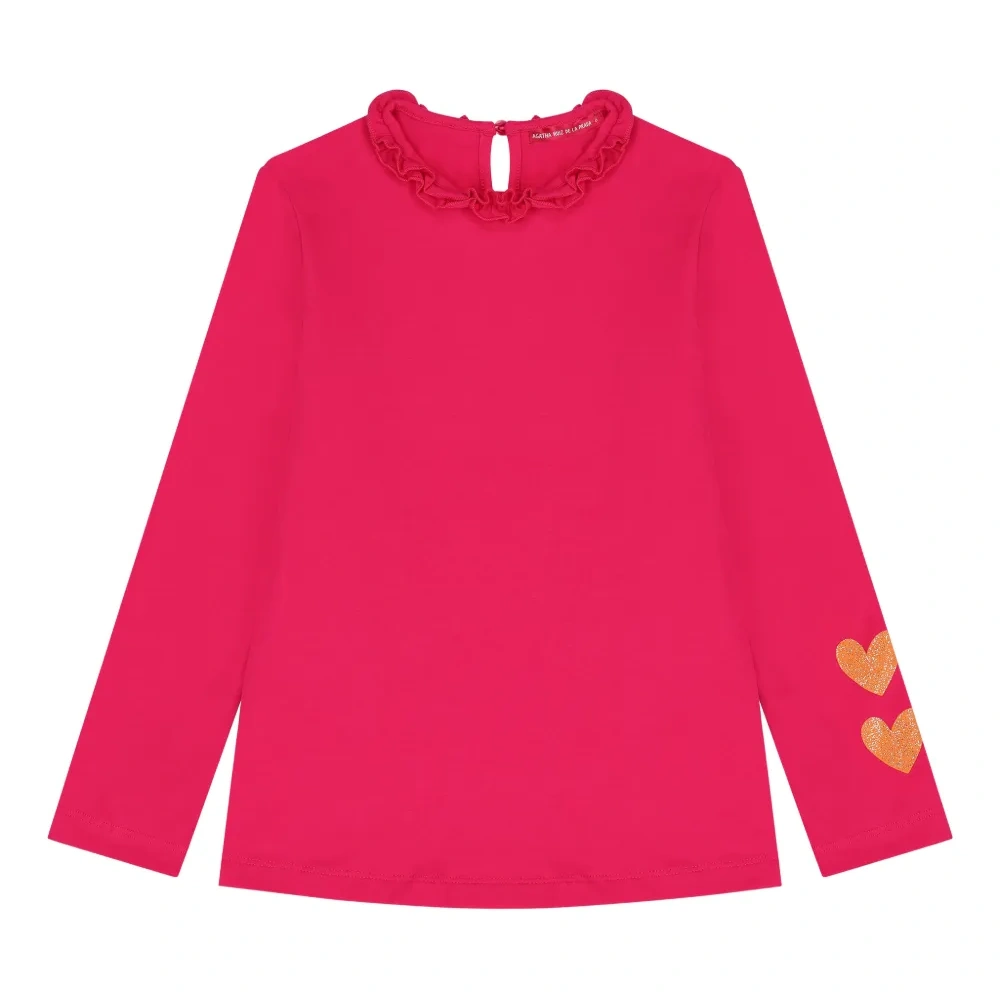 Топ с оборками и блестками