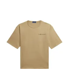 Футболка с круглым вырезом и логотипом