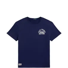 Футболка с круглым вырезом и принтом