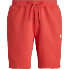 Шорты с вышитым логотипом и завязкой на талии