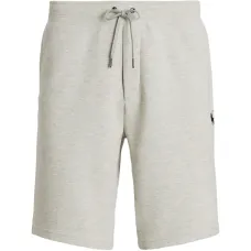 Шорты с вышитым логотипом и шнурком