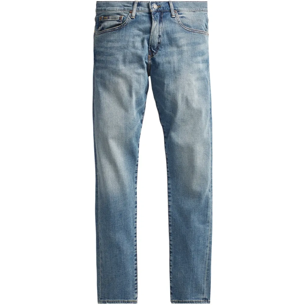 Джинсы с эффектом потертости