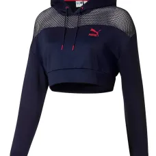 Укороченное худи из сетки Укороченное худи из сетки