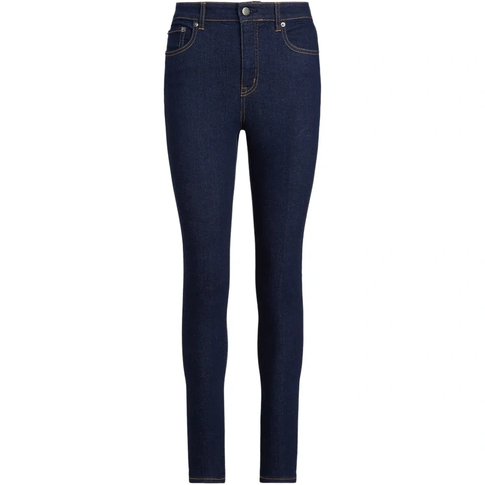 Джинсы с карманами и шлевками для ремня