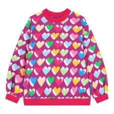 Свитшот с принтом в виде сердца