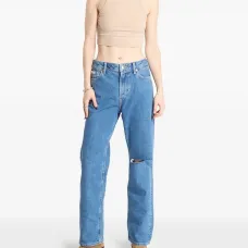 Джинсы с прорезями