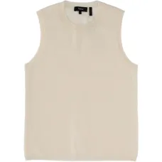 Вязаный топ без рукавов