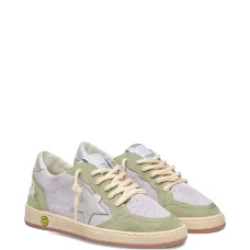 Кеды на шнуровке с нашивкой в виде звезды