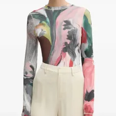 Топ с длинными рукавами