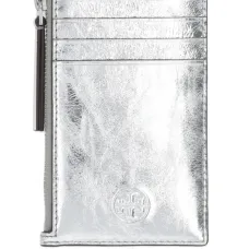 Кардхолдер из кожи с тиснёным логотипом