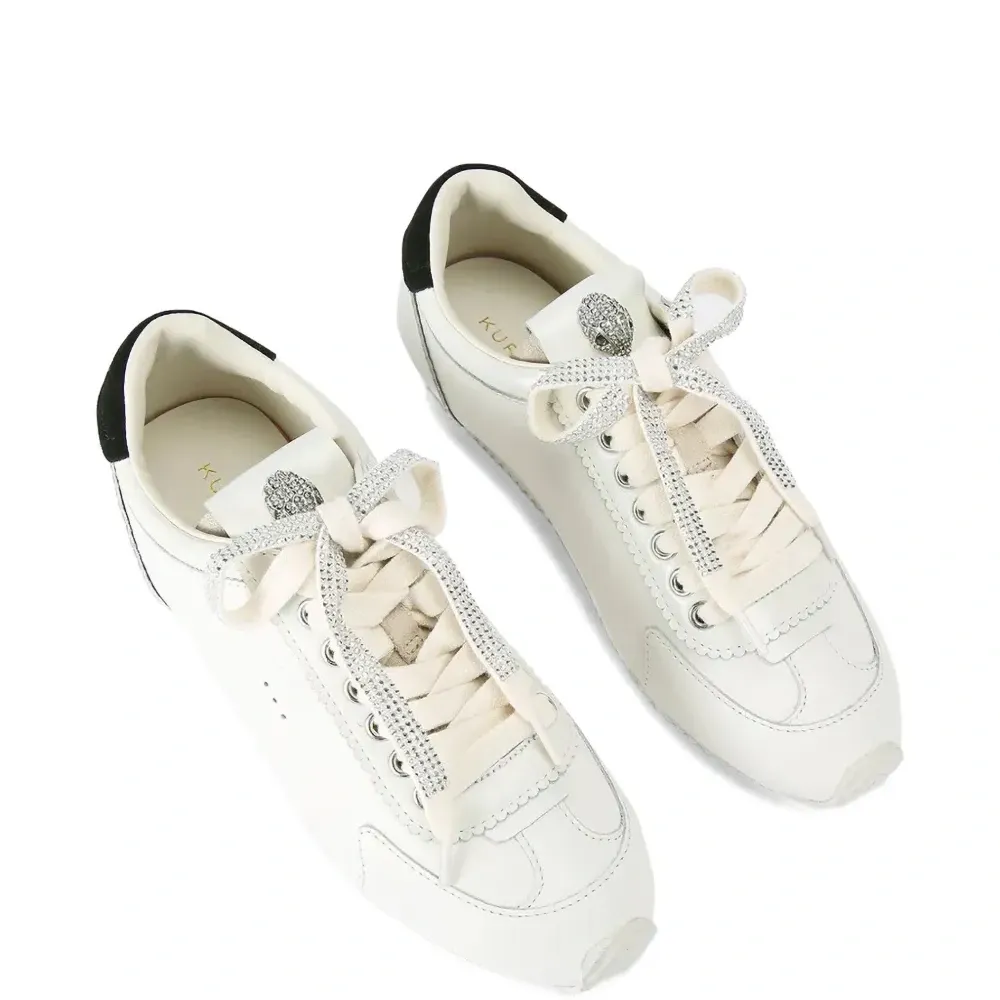 Кожаные кроссовки