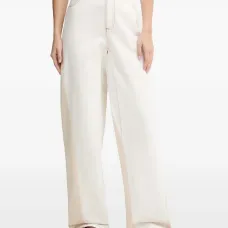 Джинсы из хлопка с отделкой строчкой Джинсы из хлопка с отделкой строчкой