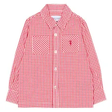 Рубашка с карманом в клетку "гингем" Рубашка с карманом в клетку "гингем"