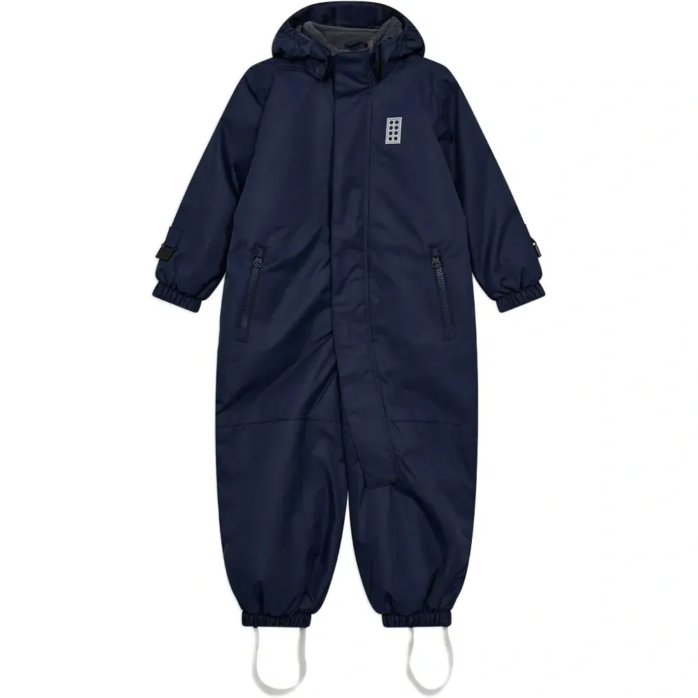 Комбинезон с капюшоном и логотипом