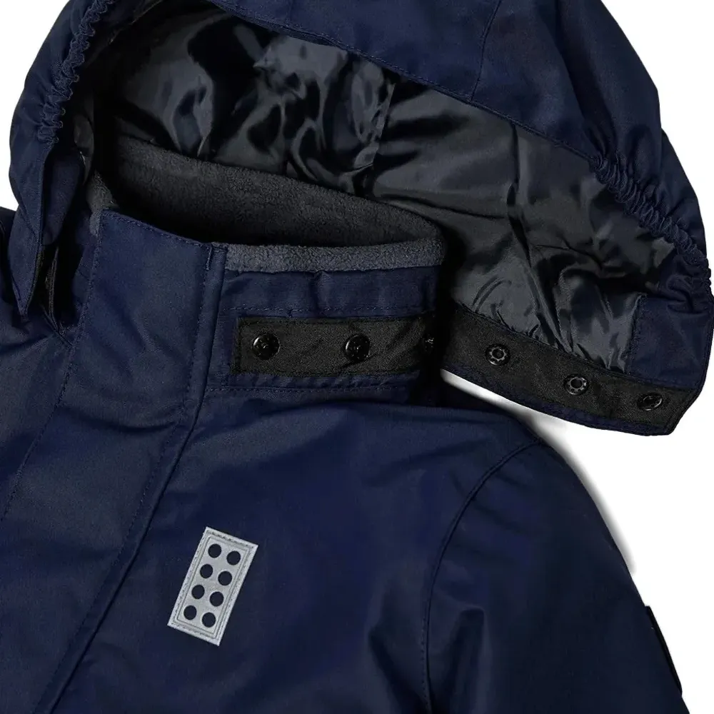 Комбинезон с капюшоном и логотипом