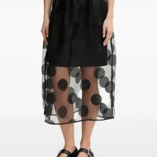 Миди-юбка в горох Миди-юбка в горох