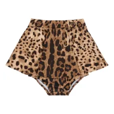 Юбка с леопардовой вышивкой Юбка с леопардовой вышивкой