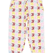 Брюки с многоцветным узором