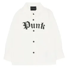 Футболка с длинными рукавами и принтом