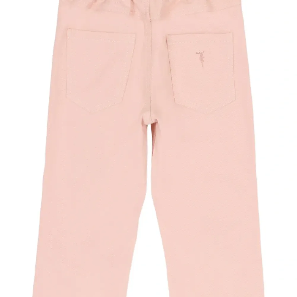 Брюки на резинке с пуговицами