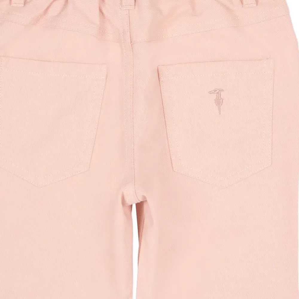 Брюки на резинке с пуговицами