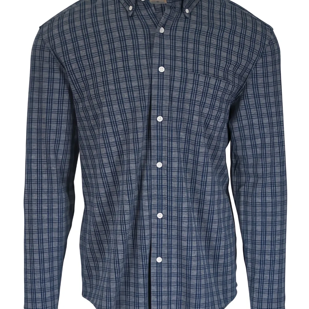 Клетчатая рубашка на пуговицах