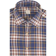 Рубашка в клетку на пуговицах Рубашка в клетку на пуговицах