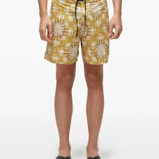 Бермуды с принтом ромашек