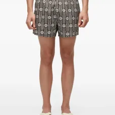 Плавки-шорты с цветочным принтом