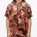 Рубашка с коротким рукавом и цветочным узором Рубашка с коротким рукавом и цветочным узором