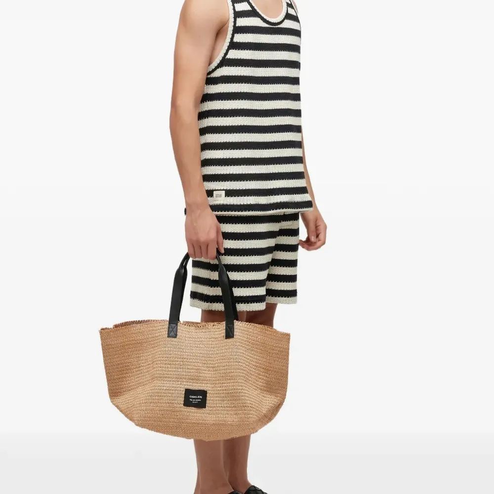 Топ в полоску без рукавов