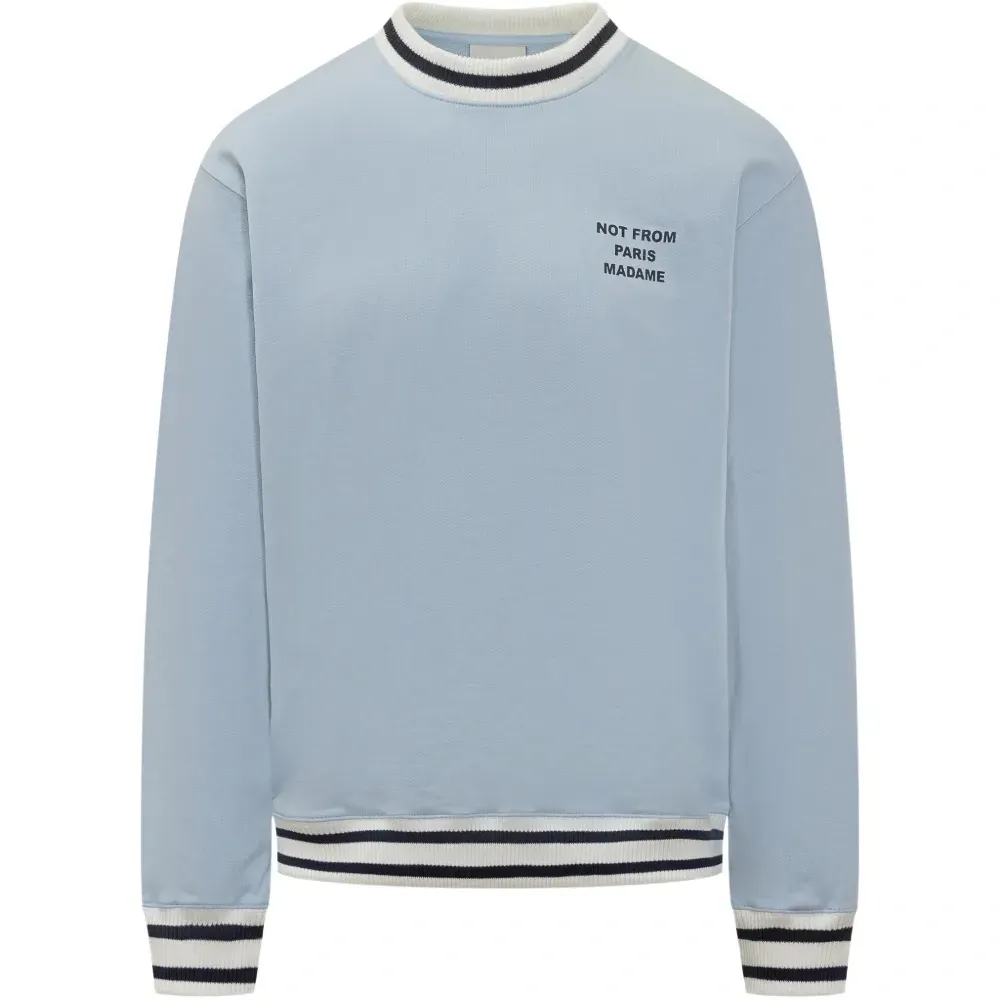 Свитшот с принтом-слоганом