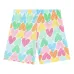 Шорты с принтом в виде сердец