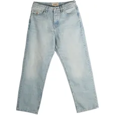 Джинсы из денима светлой стирки