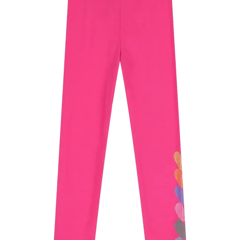 Комплект из топа и легинсов с принтом