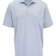 Трикотажное поло в полоску