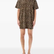 Мини-платье Beth с леопардовым принтом