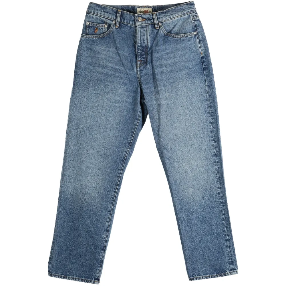 Джинсы с завышенной талией